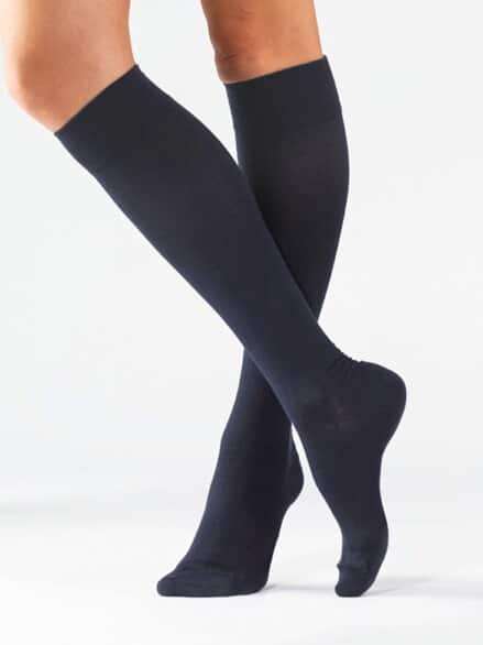 Baumwoll-Stützstrumpf 2 Paar Dunkelblau Baumwoll-Stützstrumpf 2 Paar Dunkelblau