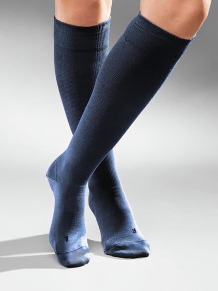Diabetiker-Stützstrumpf 2 Paar Marine