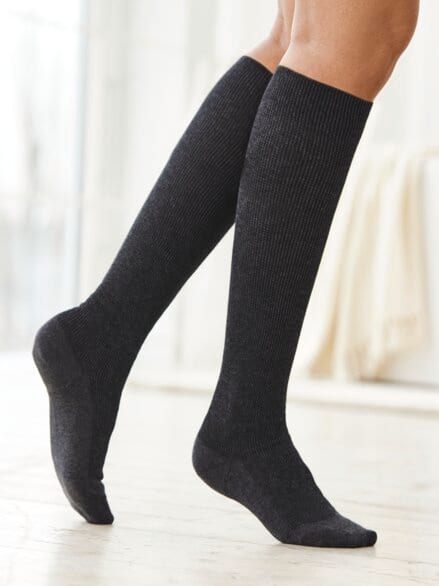 Stützstrumpf Sensitiv 2 Paar Anthrazit