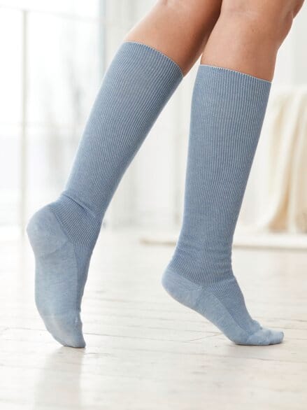 Stützstrumpf Sensitiv 2 Paar Jeansblau Stützstrumpf Sensitiv 2 Paar Jeansblau