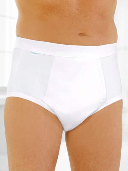 Herren-Sicherheitsslip Plus Weiß
