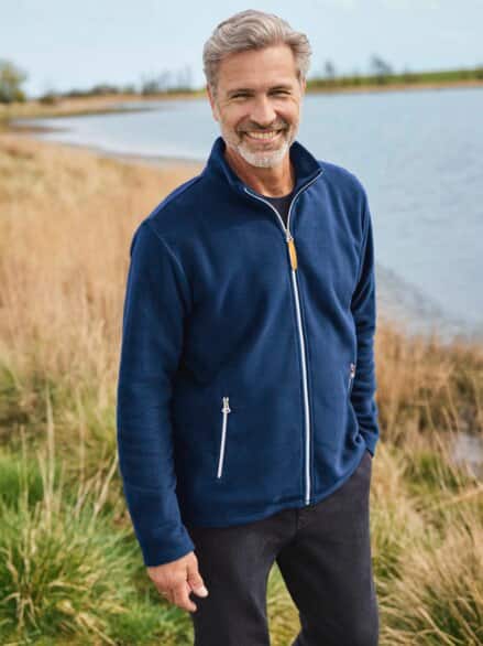 Fleecejacke Extraleicht Marine