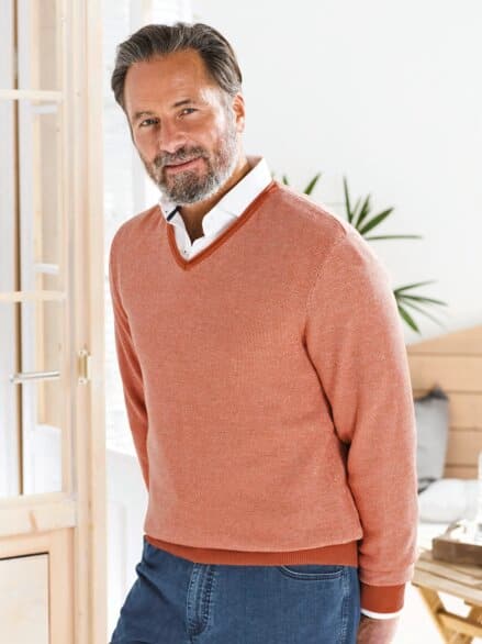 Struktur-Pullover Pima-Baumwolle Terra