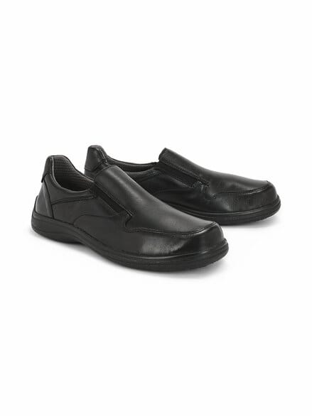Hallux Leder Slipper Schwarz Hallux Leder Slipper Schwarz