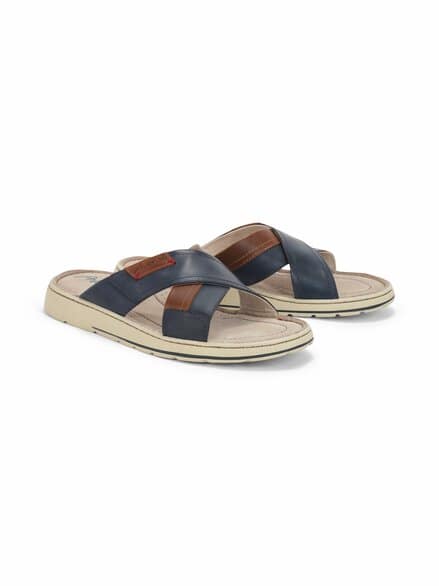 Bequem Pantolette Blau