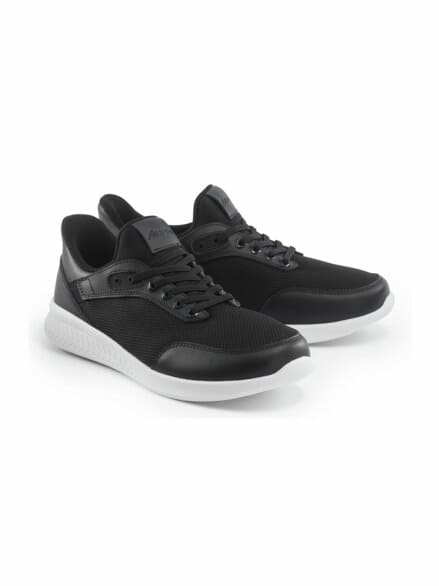 Hallux Ultraleicht Schlupf-Sneaker Schwarz