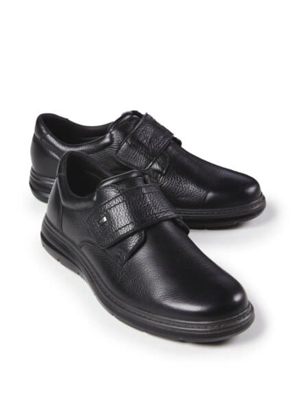 Aquastop-Klettschuh Bequemweite Schwarz Aquastop-Klettschuh Bequemweite Schwarz