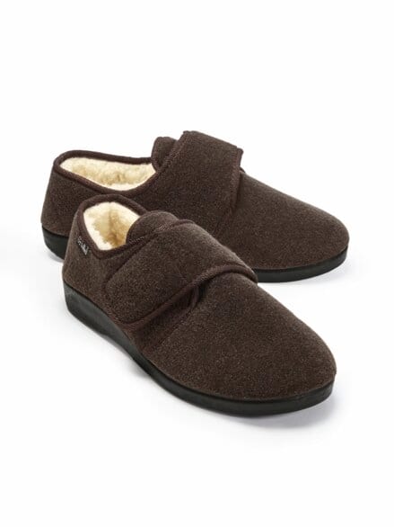 Klett-Hausschuh Thermo Braun Klett-Hausschuh Thermo Braun