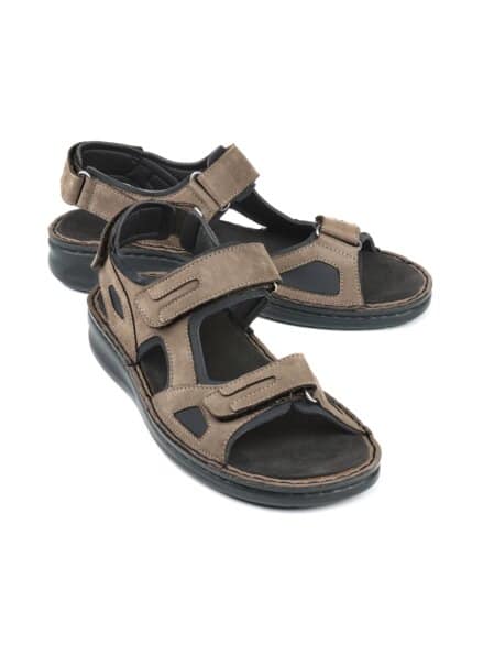 Hallux-Trekkingsandale Schlamm