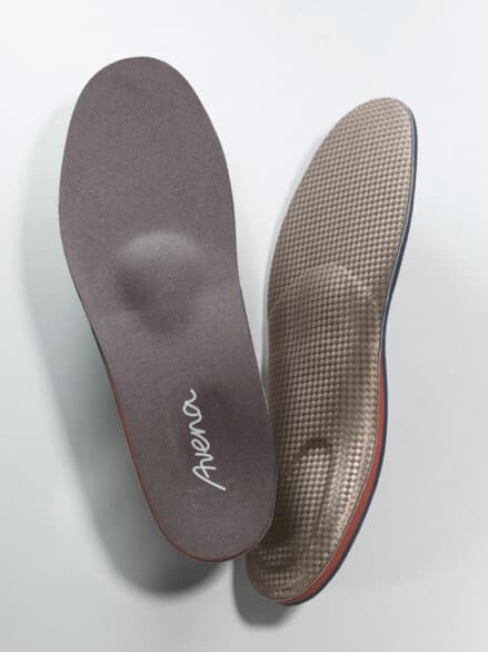 Fersensporn-Einlegesohle Grau
