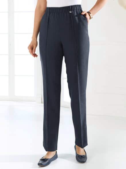 Fleckschutz-Hose Knitterarm Marine