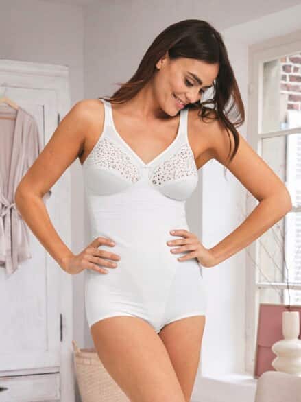 Korselett Weiß