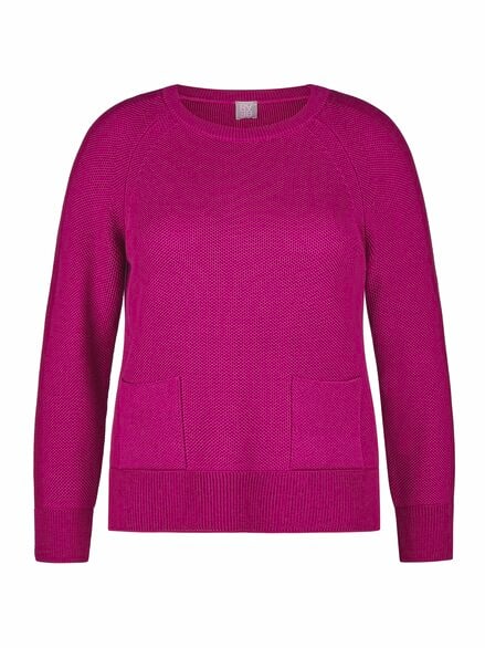 Rabe Strickpullover Wildbeere Beere