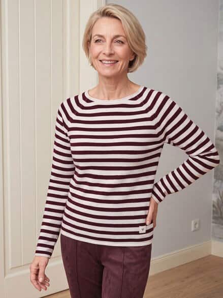 Rabe Strickpullover Hamburg Bordeaux
