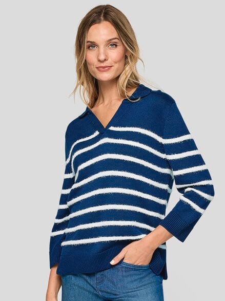 Rabe Strickpullover Maritim Marine