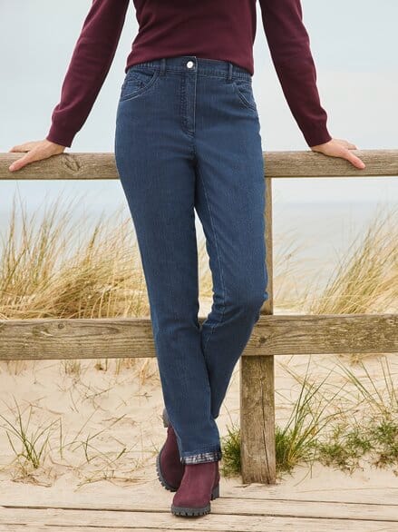 Baumwoll-Thermojeans Blue Denim Baumwoll-Thermojeans Blue Denim