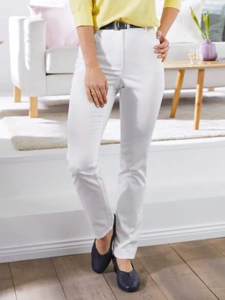 Lyocell-Stretchhose Supersoft Weiß Lyocell-Stretchhose Supersoft Weiß