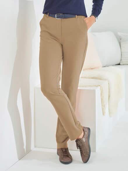 Bequembundhose Diagonal-Stretch Beige Bequembundhose Diagonal-Stretch Beige
