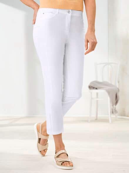 5-Pocket Zauber-Krempel-Hose Weiß