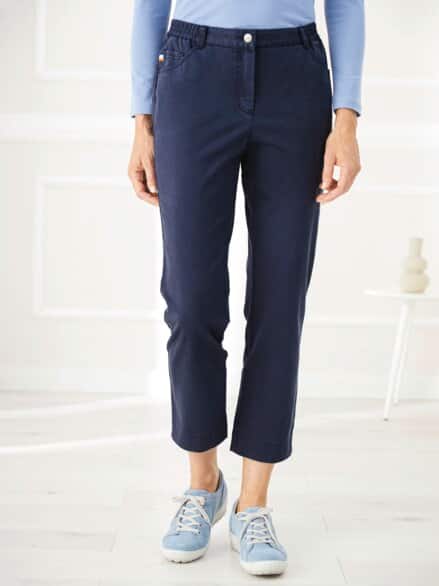 7/8-Lyocell-Stretchhose Supersoft Marine