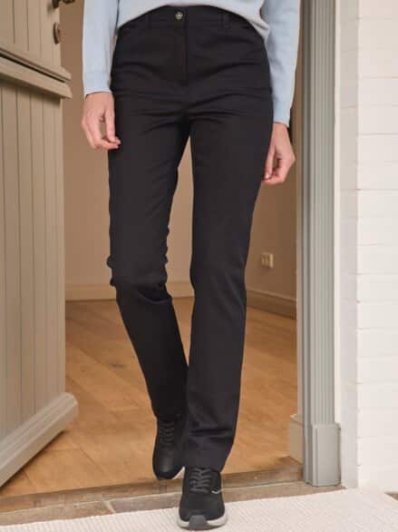 Bequembundhose Thermowärme Schwarz