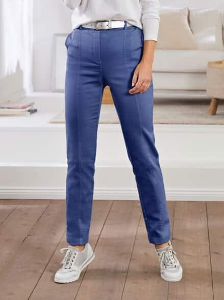 Komfortbund-Reisehose Mittelblau Komfortbund-Reisehose Mittelblau