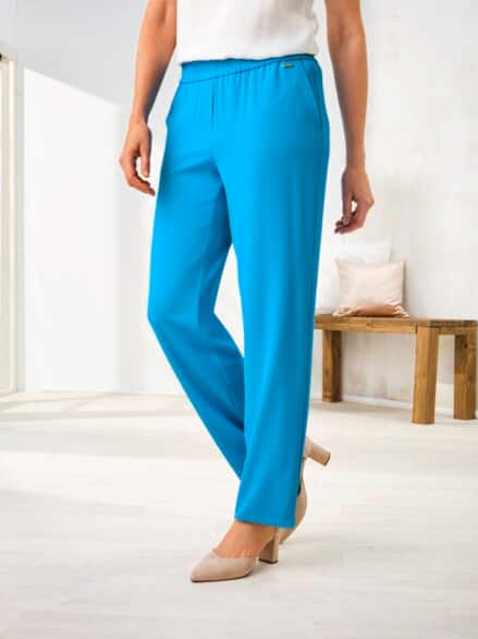 Kofferhose Edel-Krepp Aqua Kofferhose Edel-Krepp Aqua
