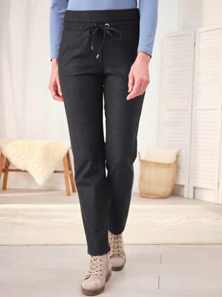 Stretchhose Wolltouch Anthrazit