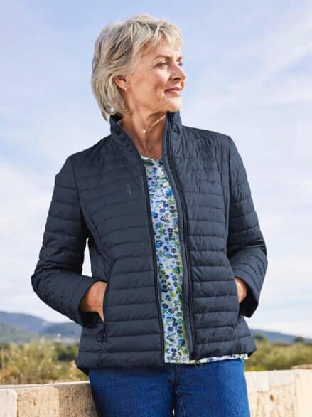 Steppjacke leicht tailliert Marine Steppjacke leicht tailliert Marine