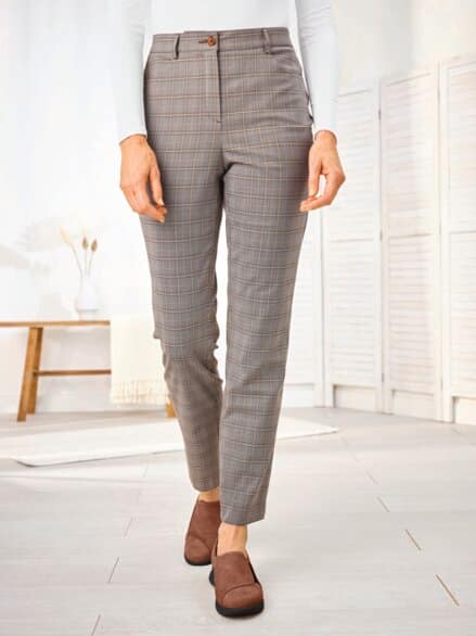 Flexbundhose Karodessin Beige kariert Flexbundhose Karodessin Beige kariert