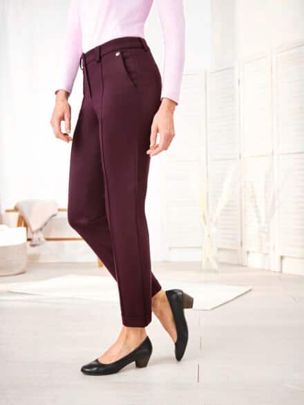 Jerseyhose Formstabil Bordeaux Jerseyhose Formstabil Bordeaux
