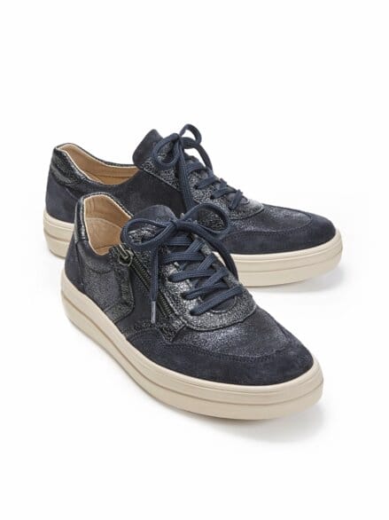 Reißverschluss-Sneaker Memory Blau Reißverschluss-Sneaker Memory Blau