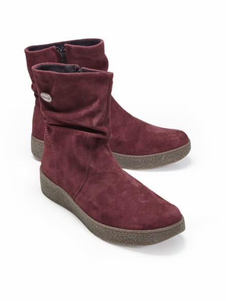 Aquastop-Reißverschluss-Stiefelette Bordeaux Aquastop-Reißverschluss-Stiefelette Bordeaux
