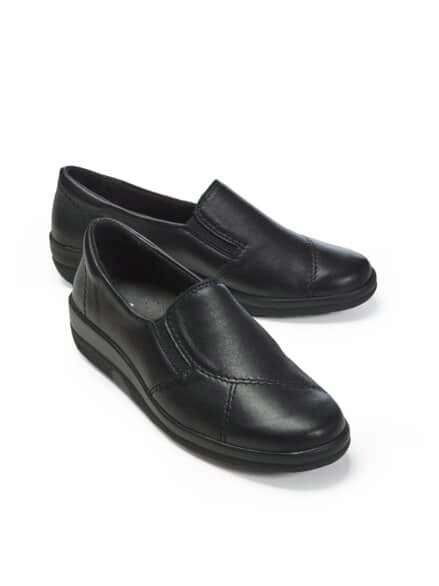 Hallux-Slipper-Thermoleicht Schwarz