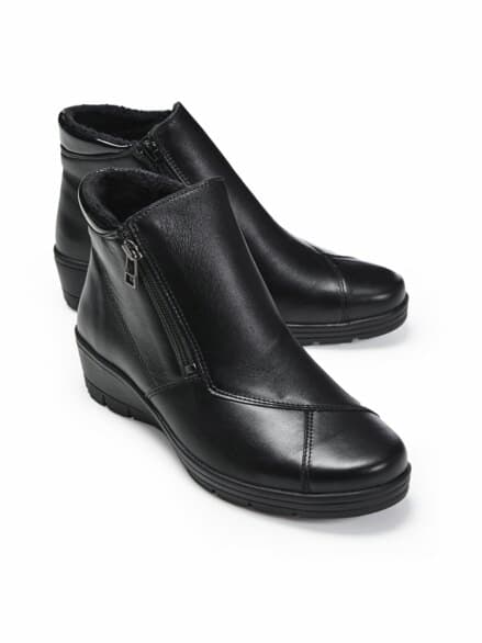 City-Stiefelette Duo-Zip Schwarz City-Stiefelette Duo-Zip Schwarz
