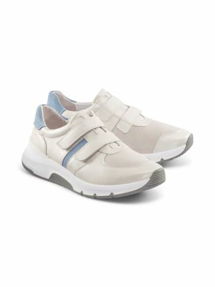 Hallux-Active-Klettsneaker Weiß-Blau Hallux-Active-Klettsneaker Weiß-Blau