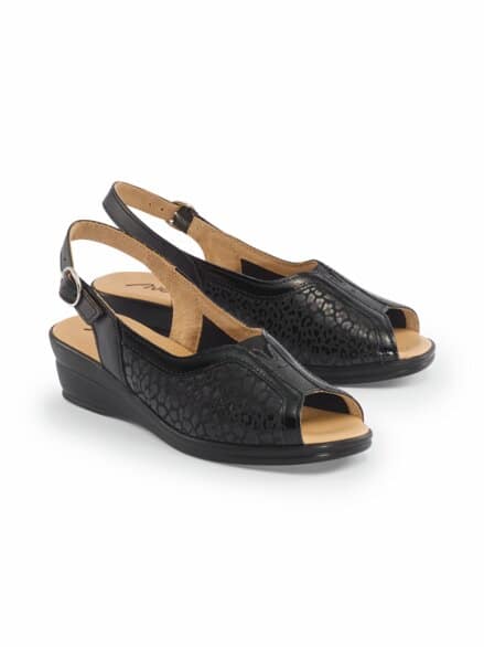 Hallux-Superstretch Sandale Schwarz Hallux-Superstretch Sandale Schwarz