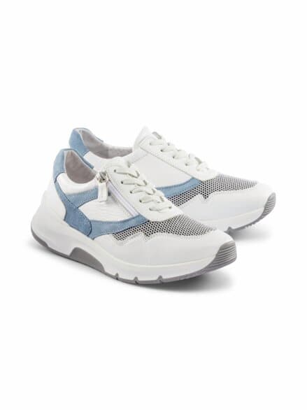 Hallux-Active-Schnürer Weiß-Blau