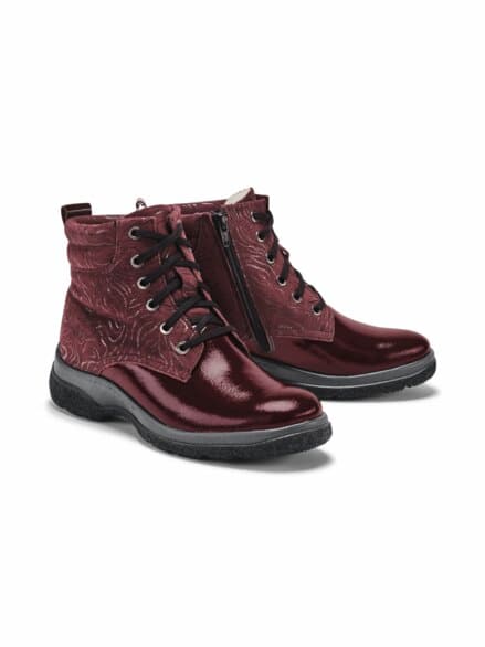 Ultragrip-Stiefelette Schurwolle Bordeaux Ultragrip-Stiefelette Schurwolle Bordeaux