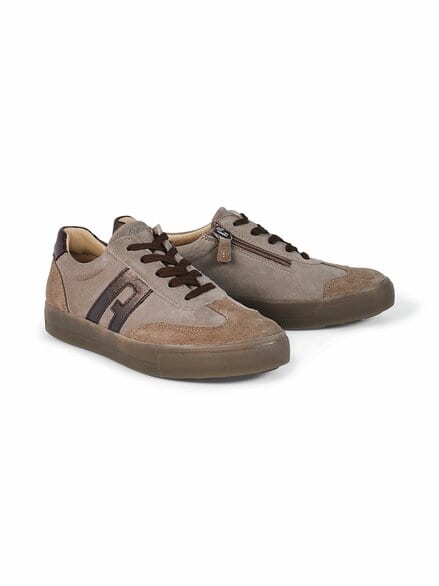 Hallux-Schnürer-Soft Beige-Braun