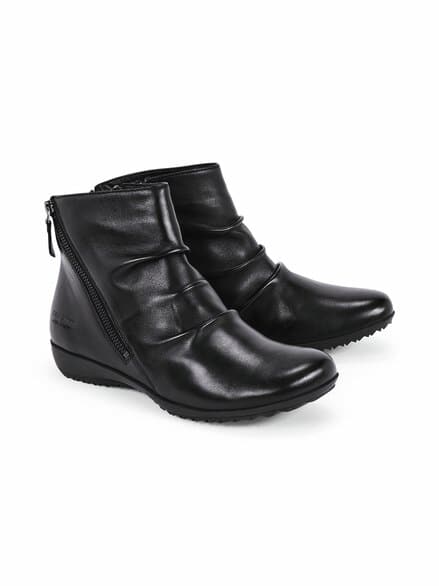 J.S.-Stiefelette Doppel RV Schwarz