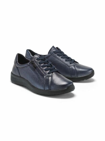 Hirschleder-Schnürer Blau Hirschleder-Schnürer Blau