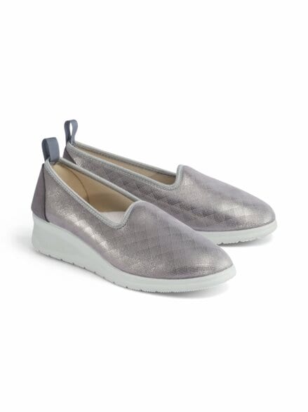 Hallux-Slipper Superstretch Silber-Grau