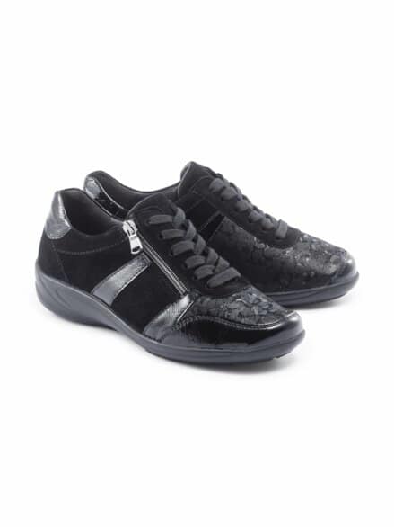 Hallux-Schnürer Extra-Weite Schwarz