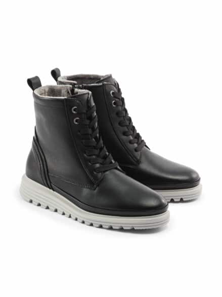 Hallux-Schnürbootie Comfort Schwarz