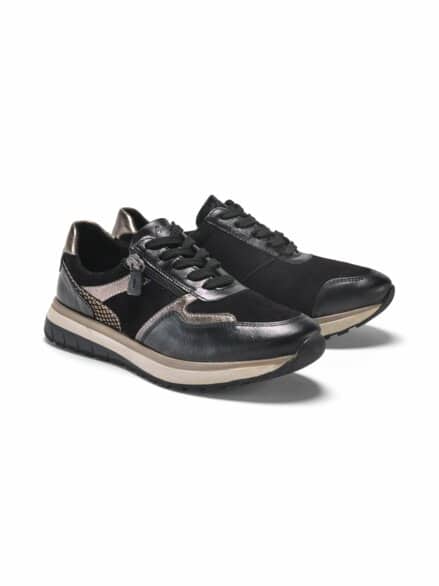 Hallux Schnürer Rutschfest Schwarz