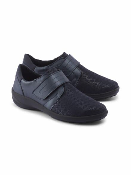 Hallux-Klettslipper Supersoft Blau Hallux-Klettslipper Supersoft Blau