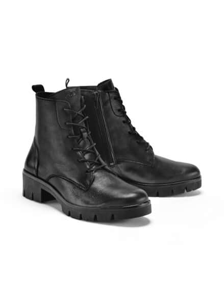 Hallux-Stiefelette Komfort Schwarz