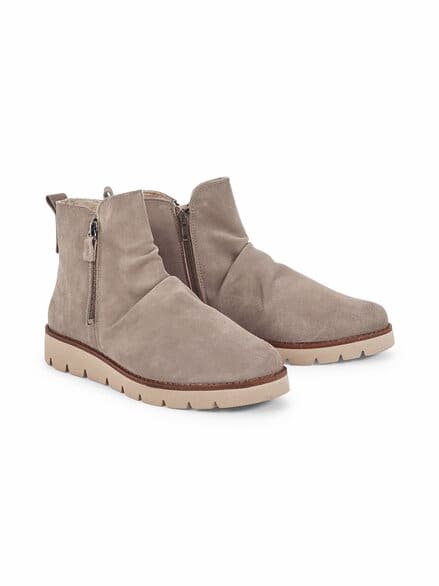 Hallux-Stiefelette Wohlfühlleicht Taupe