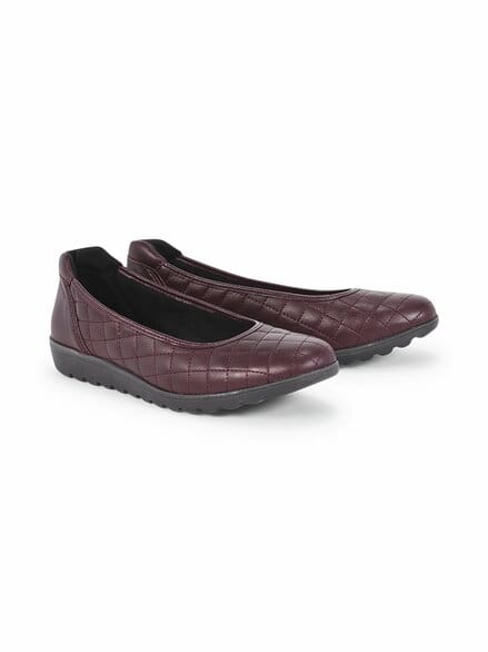 Hallux-Ballerina Karopolsterung Bordeaux
